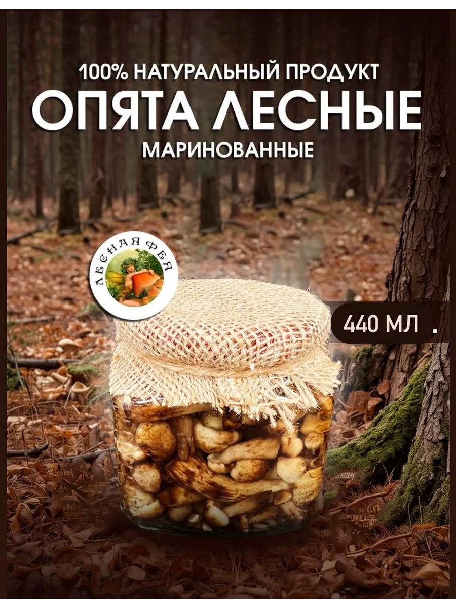 Грибы опята маринованные 440 мл