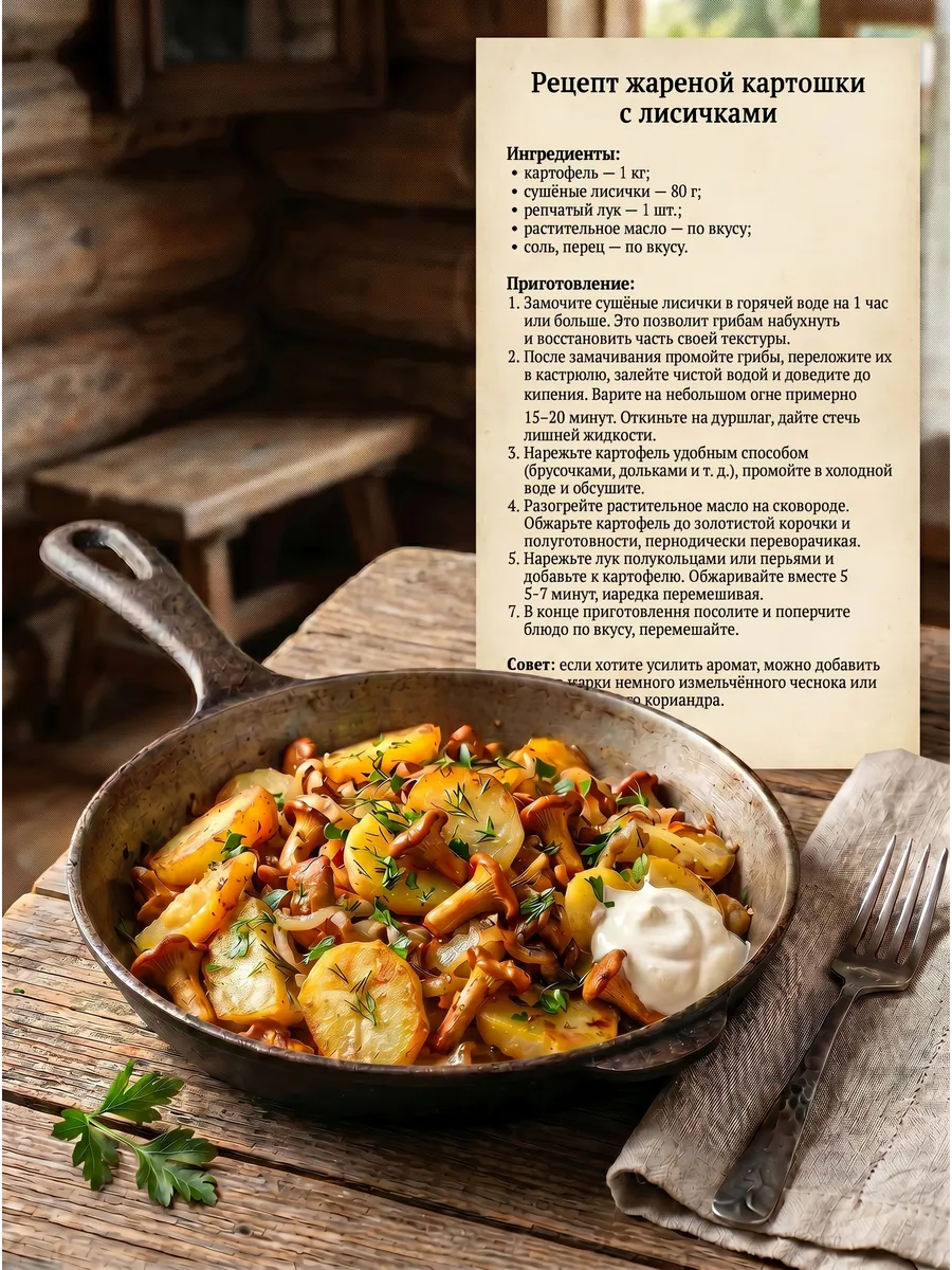 Грибы лисички сушеные 150гр